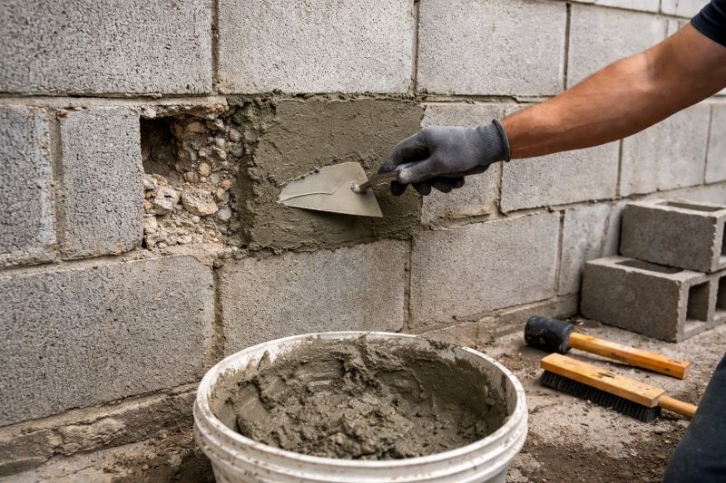 Block Wall Repair in Hutto, TX