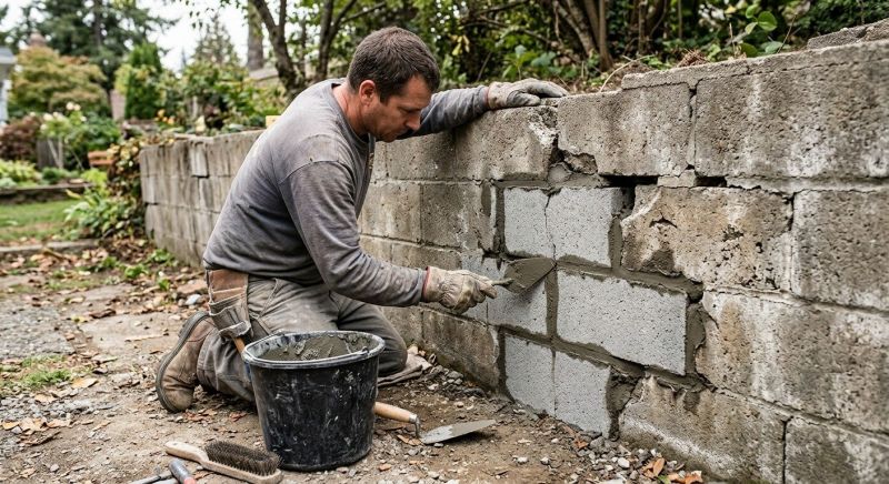 Block Work Repair in Georgetown, TX