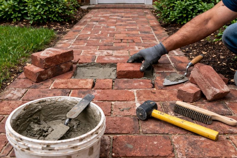 Brick Driveway Repair in Georgetown, TX