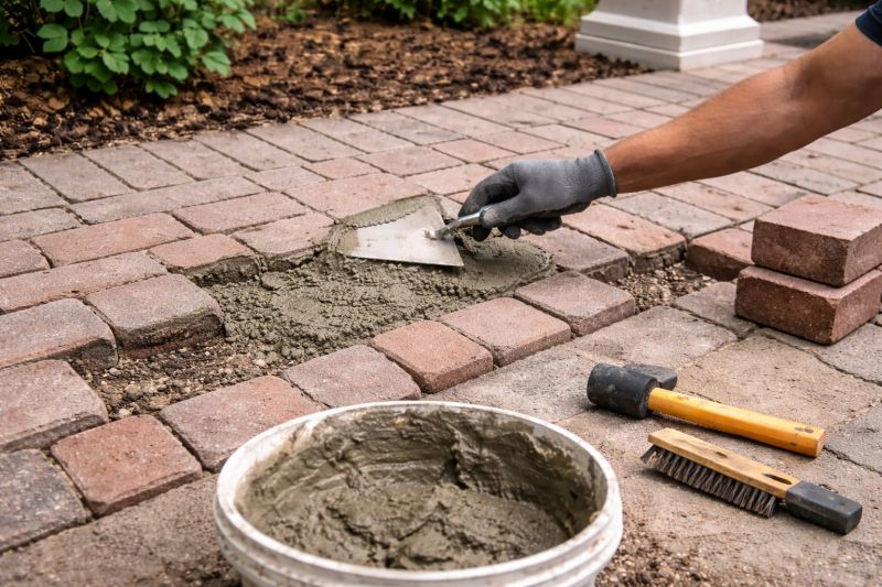 Brick Flatwork Repair in Jarrell, TX