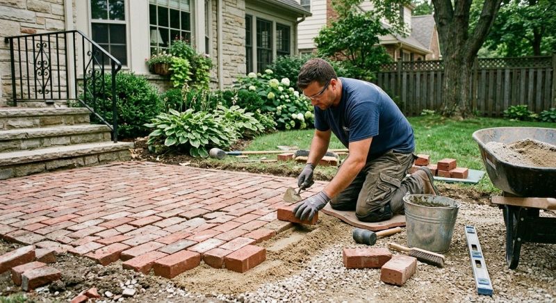 Brick Flatwork Repair in Taylor, TX