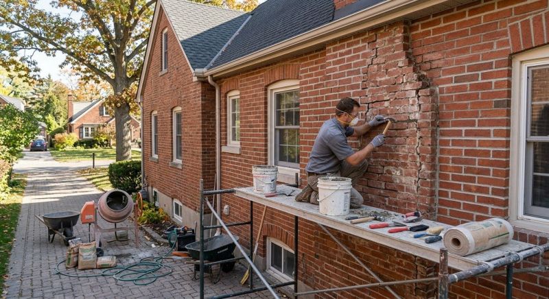 Brick Masonry Restoration in Georgetown, TX