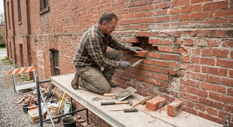 Brick Repair in Round Rock, TX