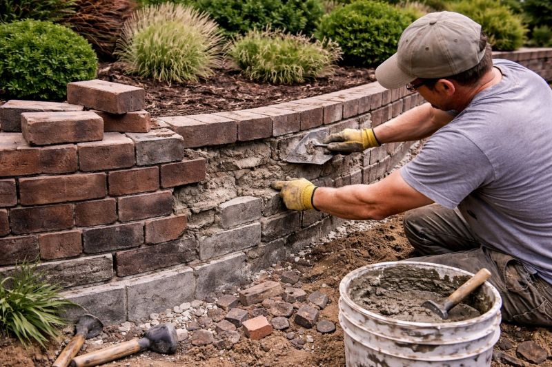 Brick Wall Repair in Pflugerville, TX