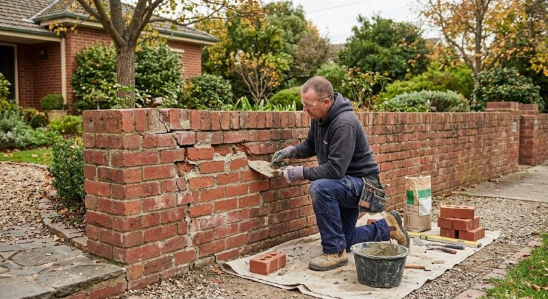 Brick Wall Repair in Round Rock, TX