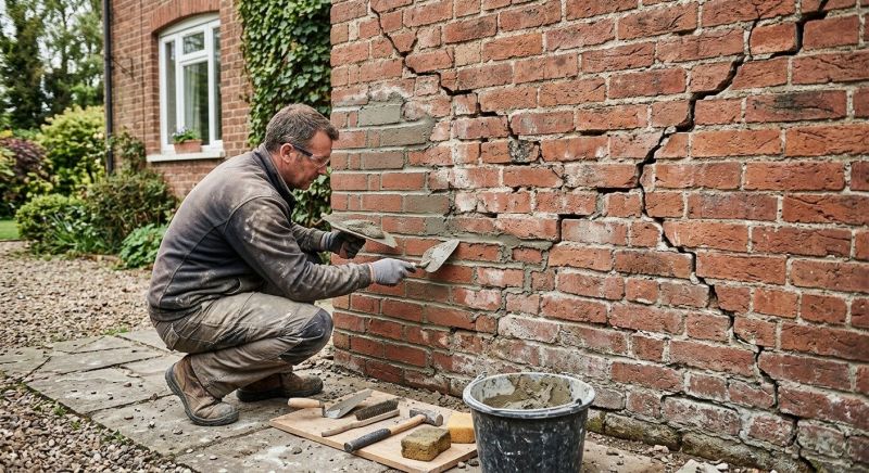 Brick Wall Repair in Taylor, TX