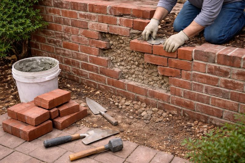 Masonry Wall Repair in Georgetown, TX