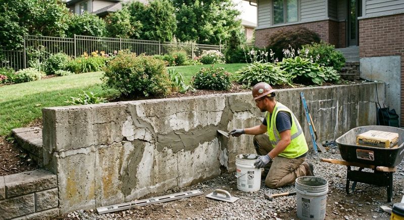 Retaining Wall Repair in Bertram, TX