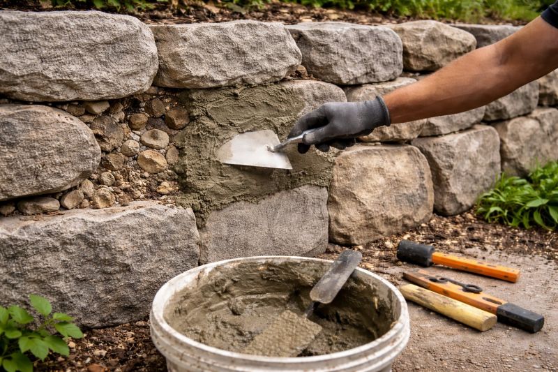 Retaining Wall Repair in Pflugerville, TX