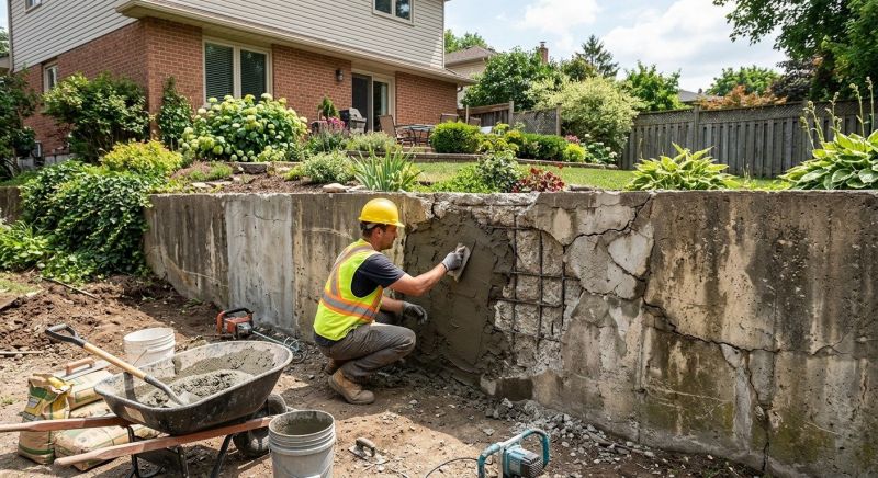 Retaining Wall Repair in Round Rock, TX