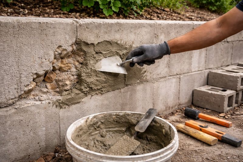 Retaining Wall Repair in Salado, TX