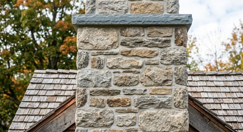 Stone Chimney Installation in Bertram, TX