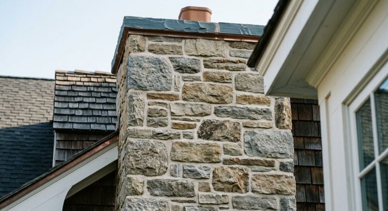 Stone Chimney Installation in Salado, TX