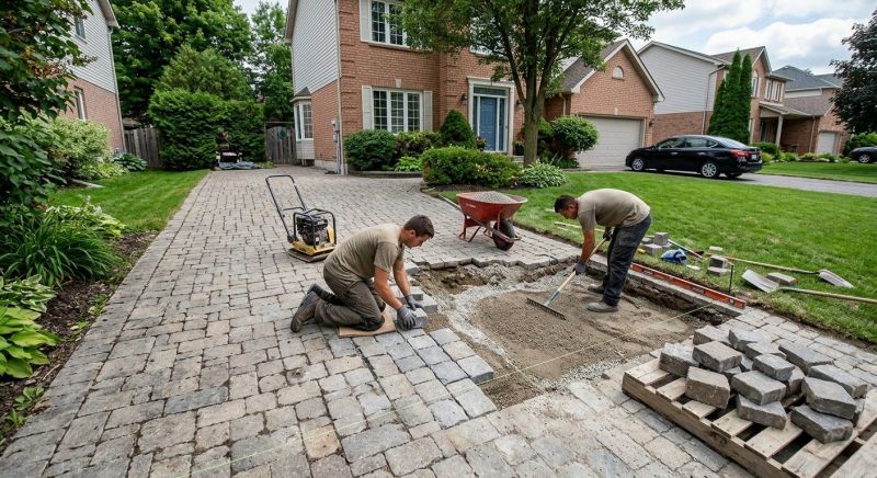 Stone Driveway Repair in Georgetown, TX