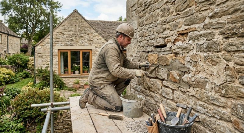 Stonework Repair in Bertram, TX