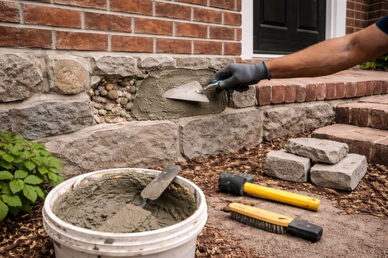 Stonework Repair in Round Rock, TX